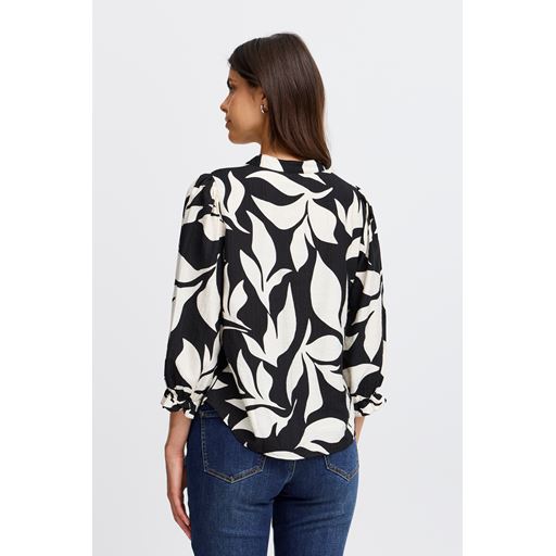 Fransa Judie Bluse, Antique/Black Art, L
