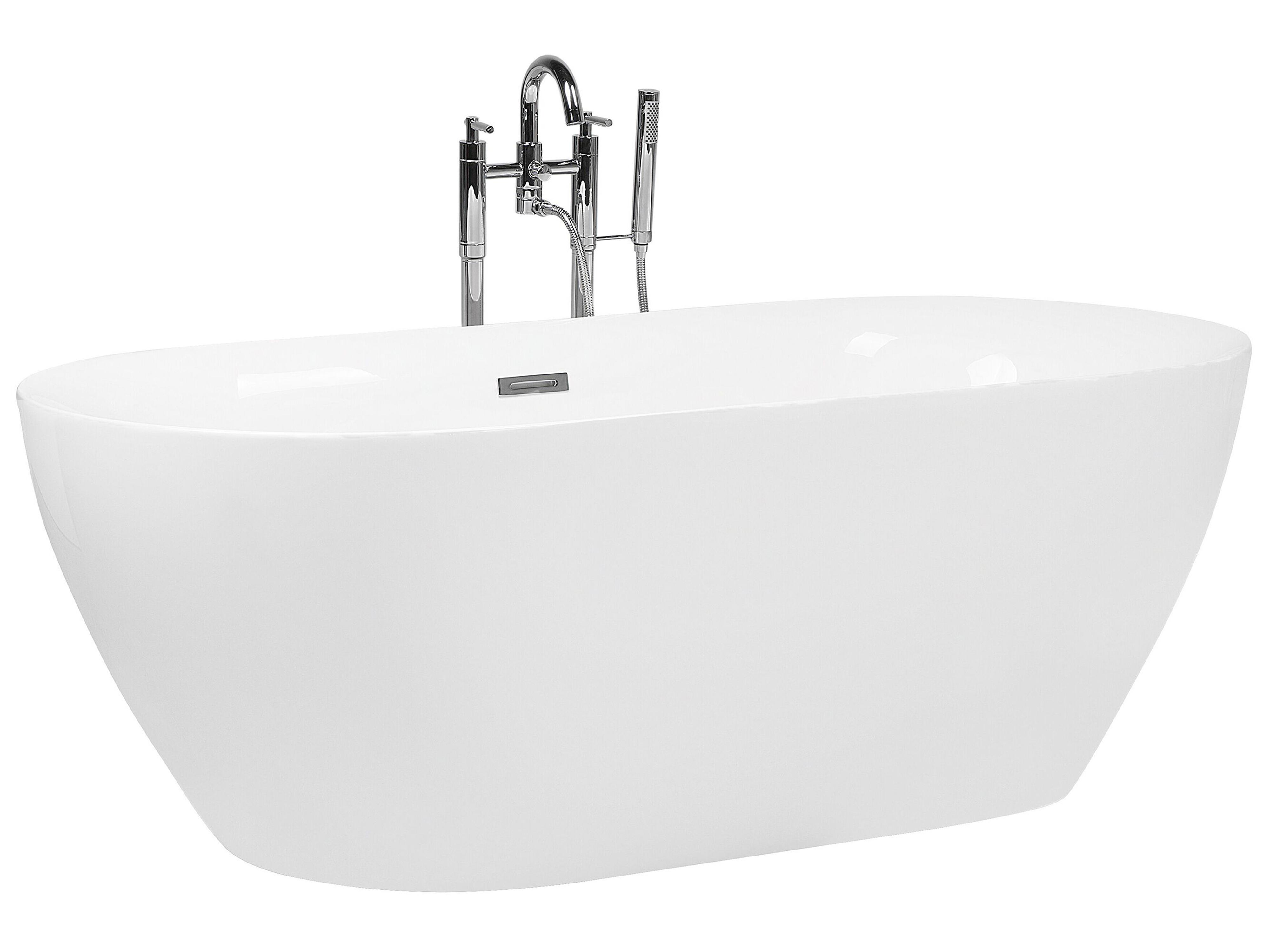 Vrijstaand bad CARRERA 180 x 80 cm Wit