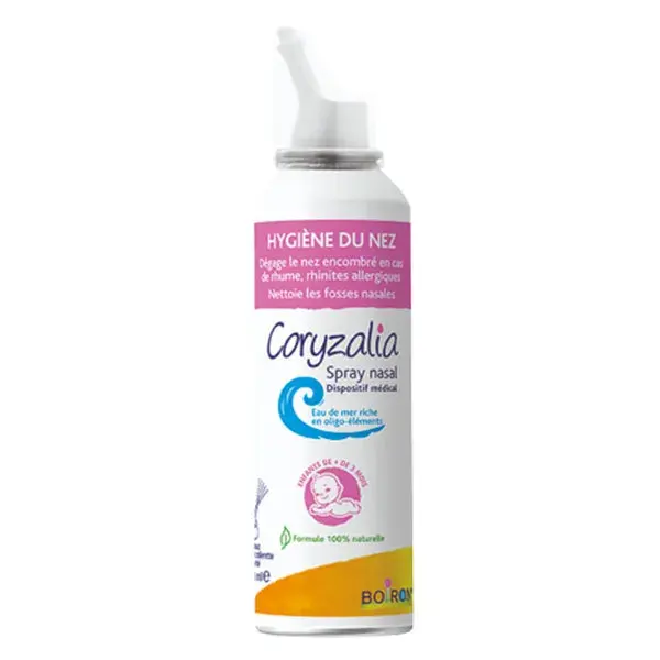 Boiron Coryzalia spray nasal nez encombré pour bébé et nourissons 100ml