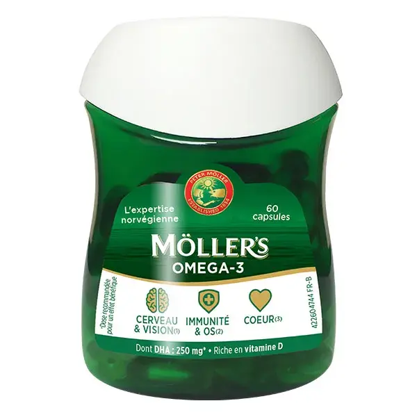 Mollers Omega 3 Double 60 cápsulas