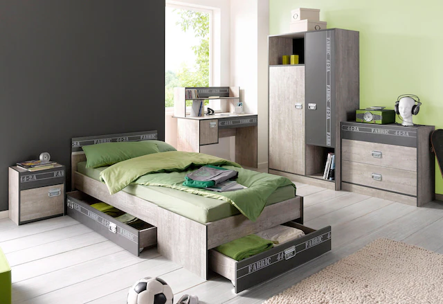 Parisot Jugendbett »Fabric« Einzelbett inkl. Schubkasten