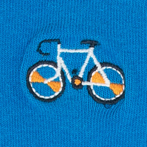 À bicyclette bleu