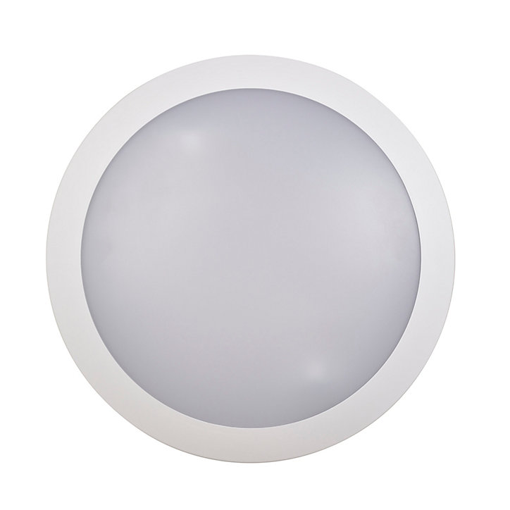 Plafonnier extérieur Lake E27 IP65 20W métal blanc Little Garden Ø30cm