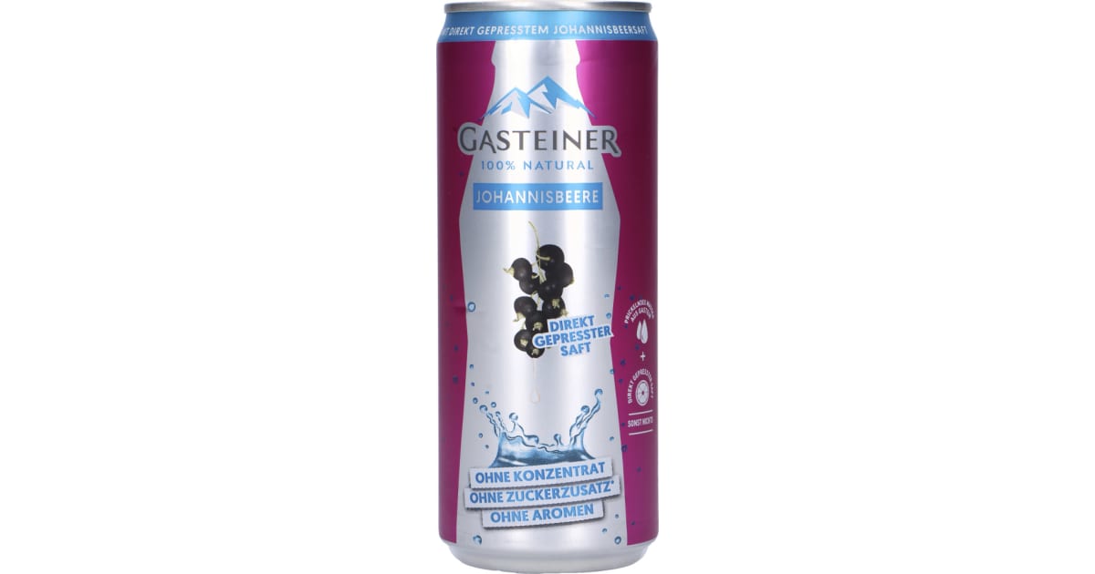 Gasteiner Johannisbeere 0,33 Liter Dose (Einweg)
