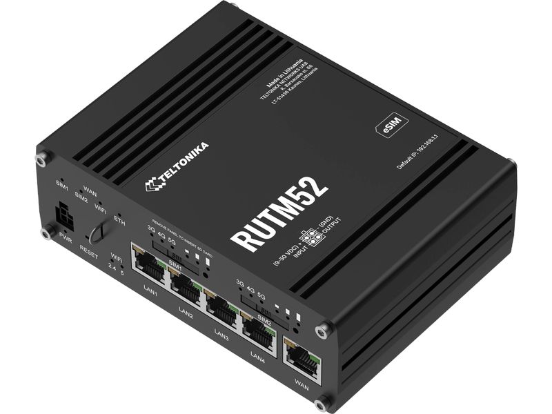 Teltonika 5G-Router RUTM52 Dual 5G Router
