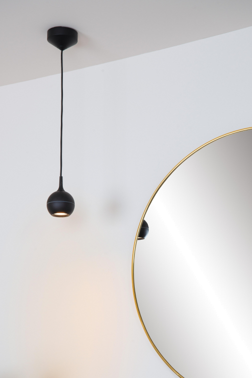 Lucide Favori hanglamp badkamer IP44 Ø10 zwart