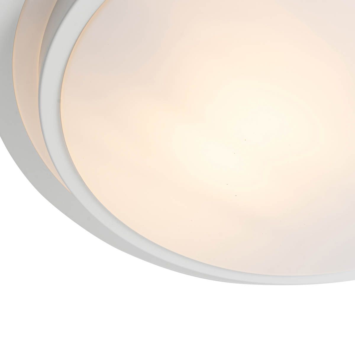 Moderne plafondlamp wit 35 cm IP44 - Walden