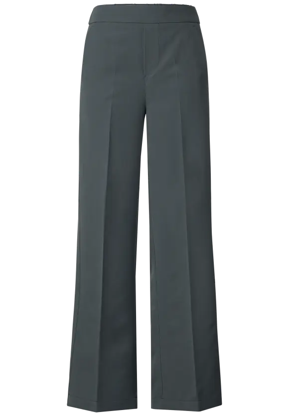 Loose Fit Twill Hose - marshy green