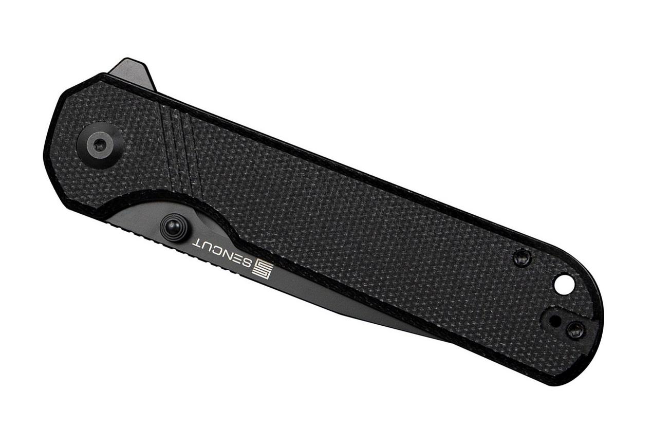 SENCUT Aetheris S24095-3, Black 9Cr18MoV, Black Micarta zakmes