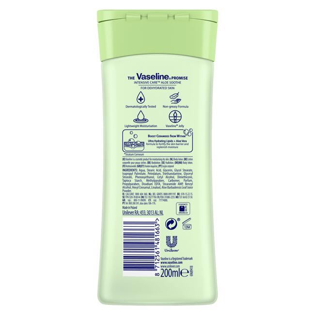 Vaseline Intensive Care Aloe Soothe Bodylotion 200 ML