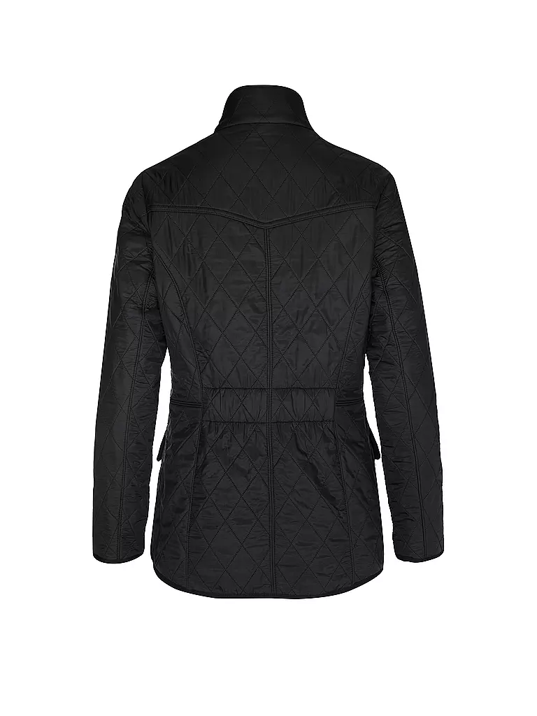BARBOUR Leichtsteppjacke CAVALRY POLARQULIT schwarz