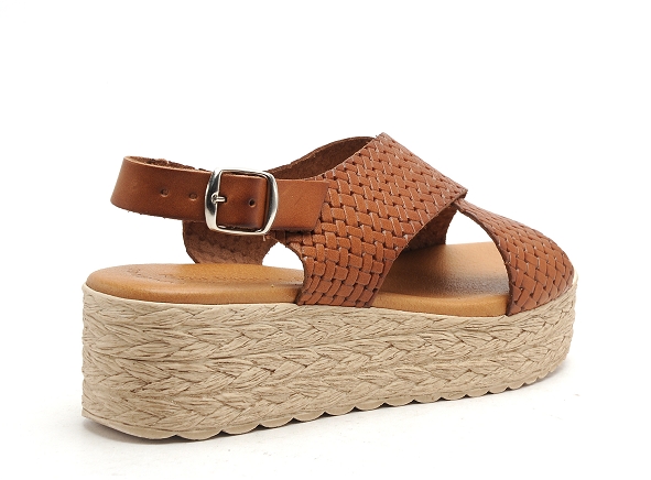 Eva frutos nu pieds talons femme 714 marron