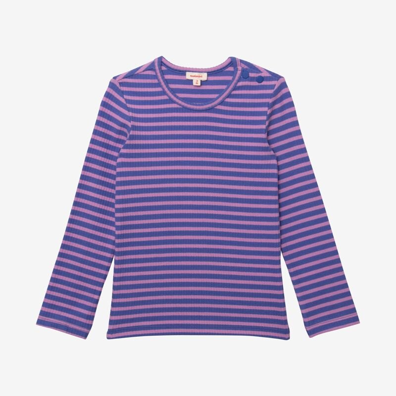 T-shirt bébé fille violet rayé Catimini Mauve Violet
