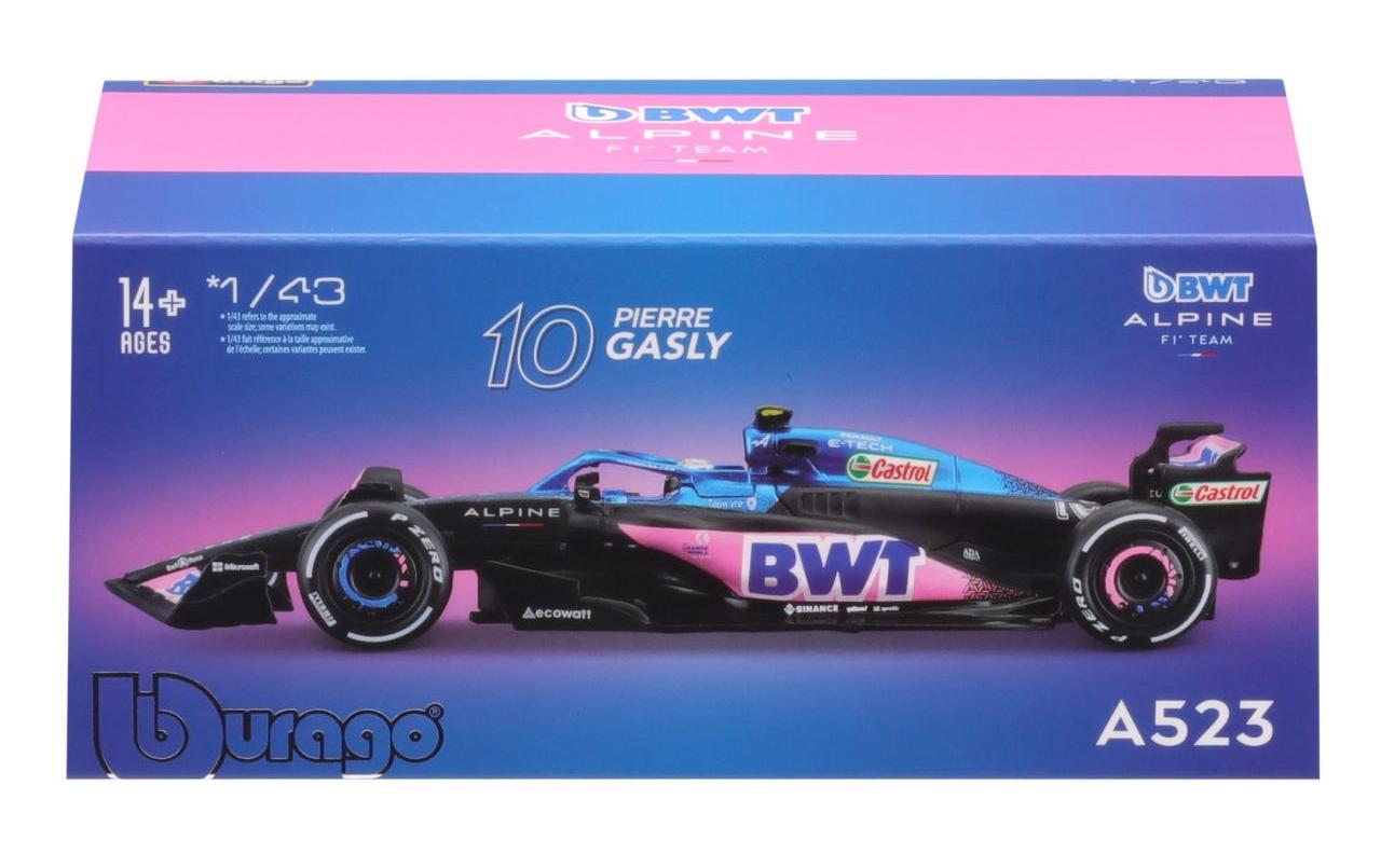 BWT Alpine F1 Team A523 Gasly 2023 1:43Sammlermodell im Massstab 1:43