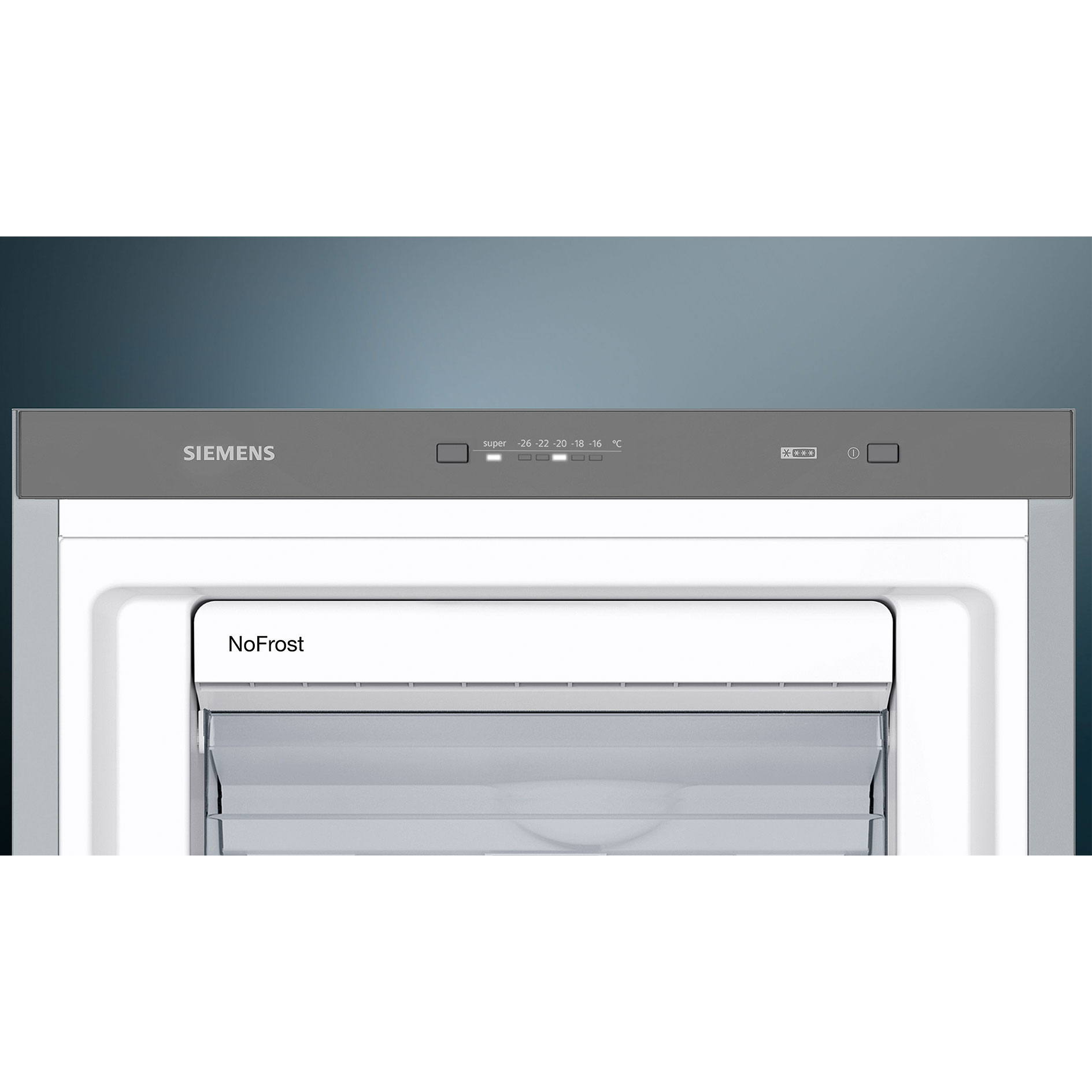 SIEMENS Gefrierschrank GS36NVIEP - Edelstahl - E
