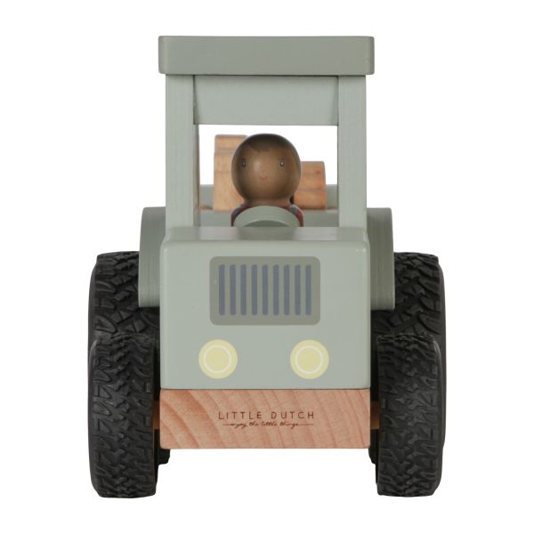Little Dutch Tractor Met Trailer Little Farm FSC