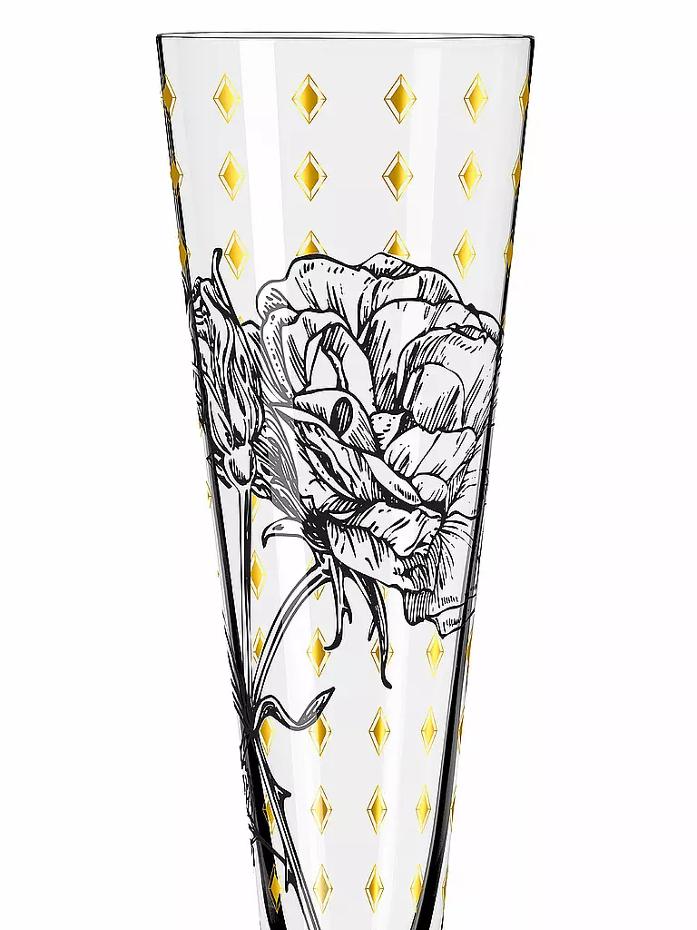 RITZENHOFF Champagnerglas Goldnacht Champus #30 Lisa Hofgärtner 2023 gold