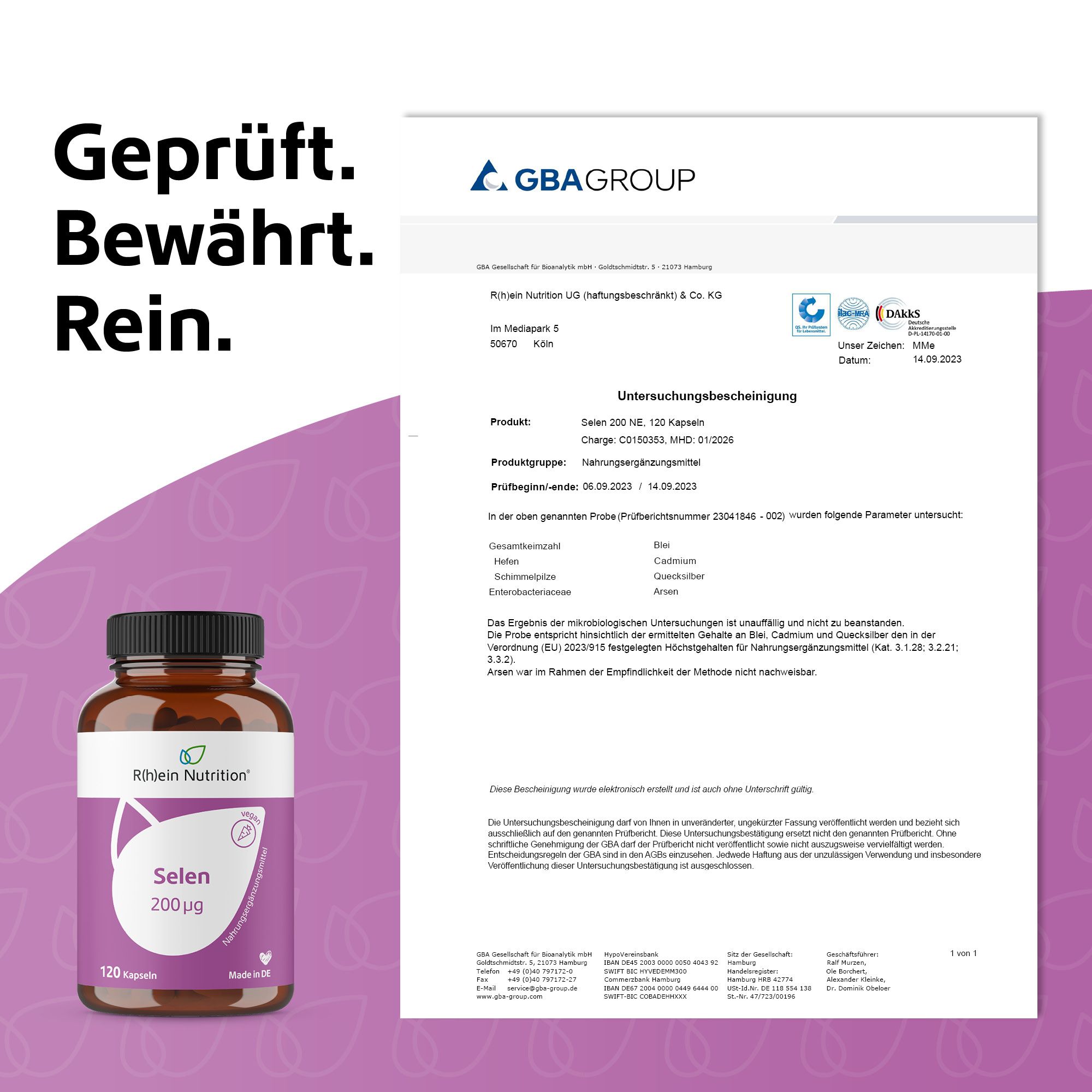 R(h)ein Nutrition Selen 200 μg