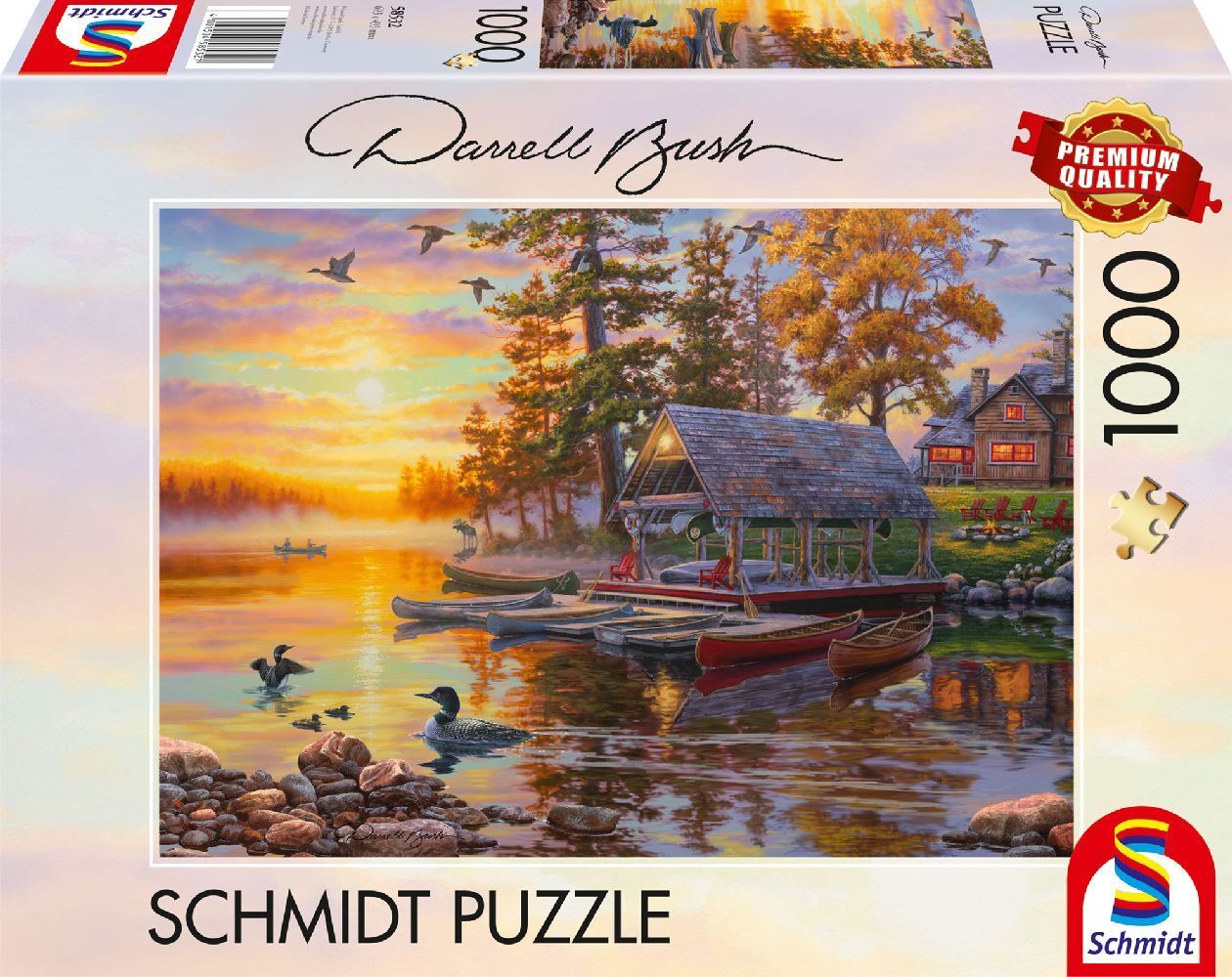 Bootshaus mit Kanus