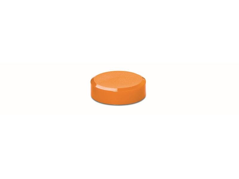 Maul Haftmagnet MAULpro 20 x Ø 30 mm Orange, 20 Stück Kraftmagnet
