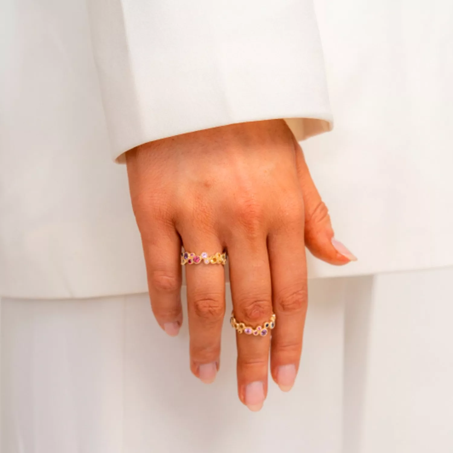 Mads Z Luxury Rainbow Ring 14 kt. Guld 1544062