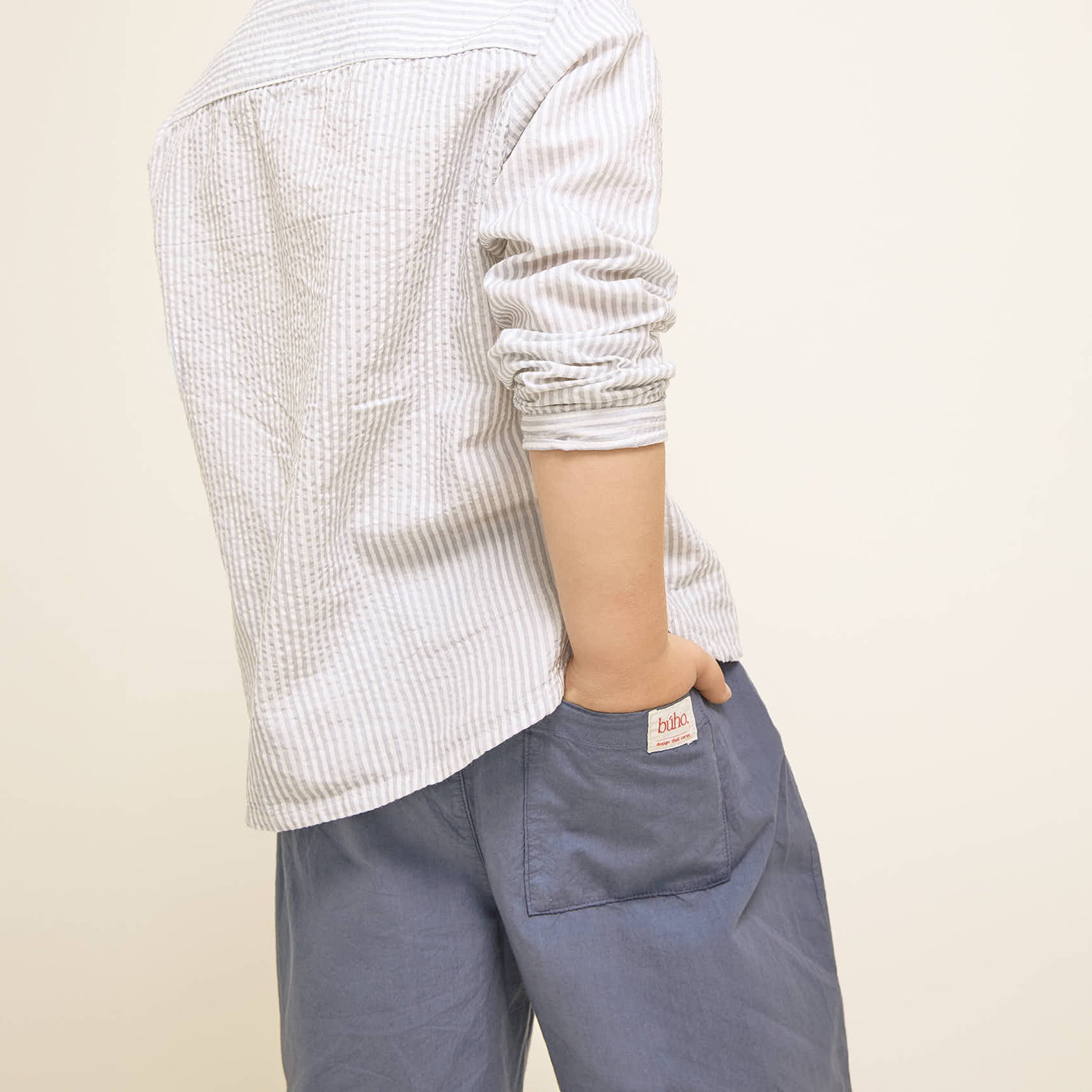 Hose Poplin Navy