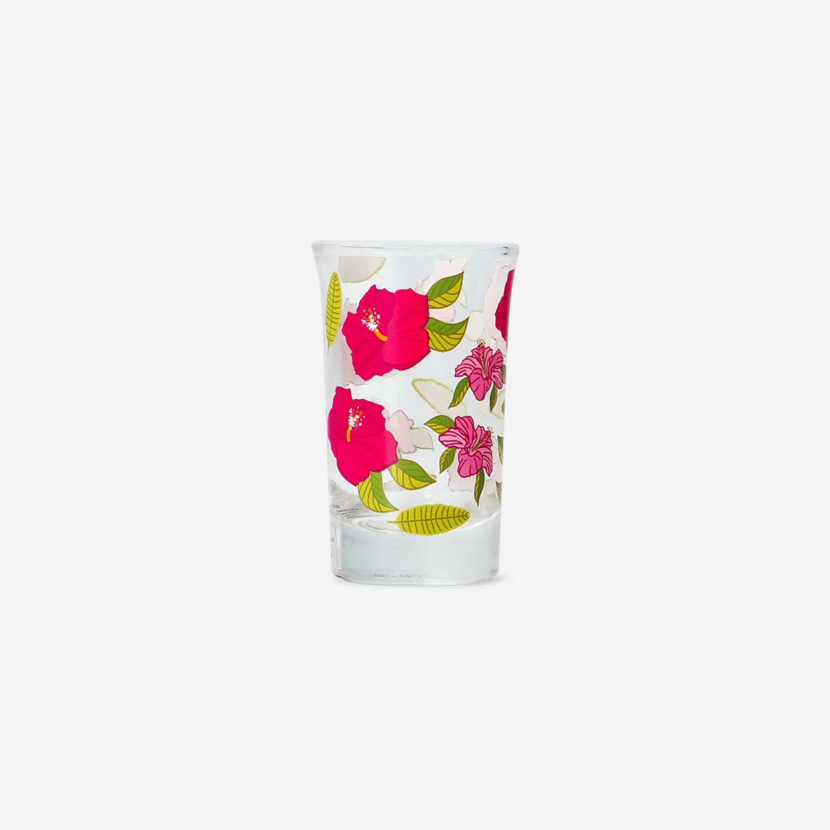 Mini drikkeglas med tropisk print