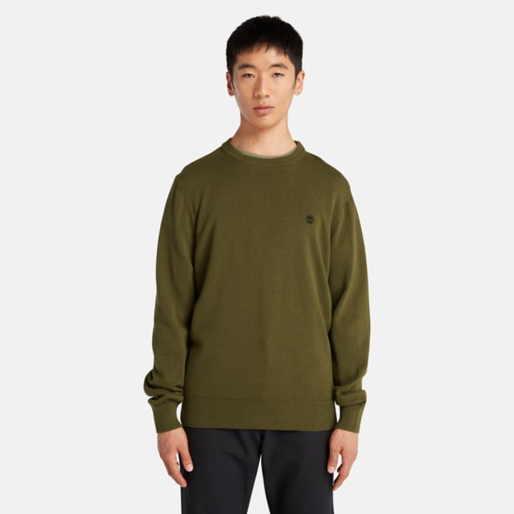 Suéter Williams River Crewneck Masculino na cor Verde