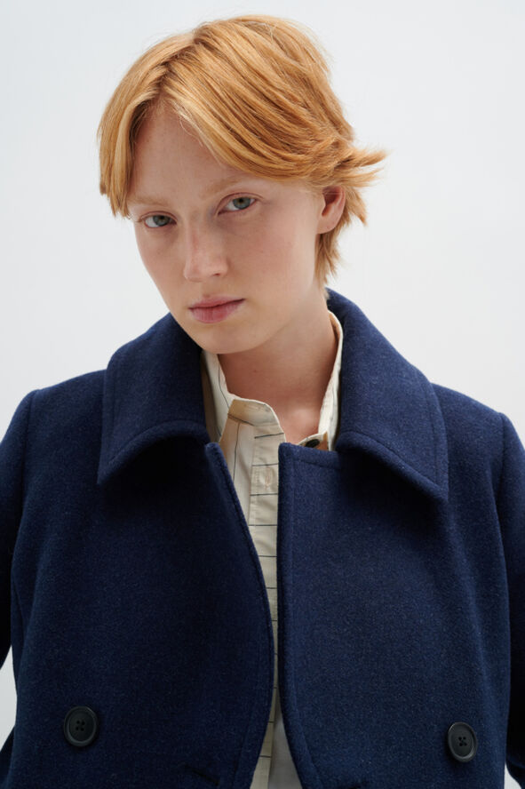 InWear PerryIW Sailor Coat Marine blue melange