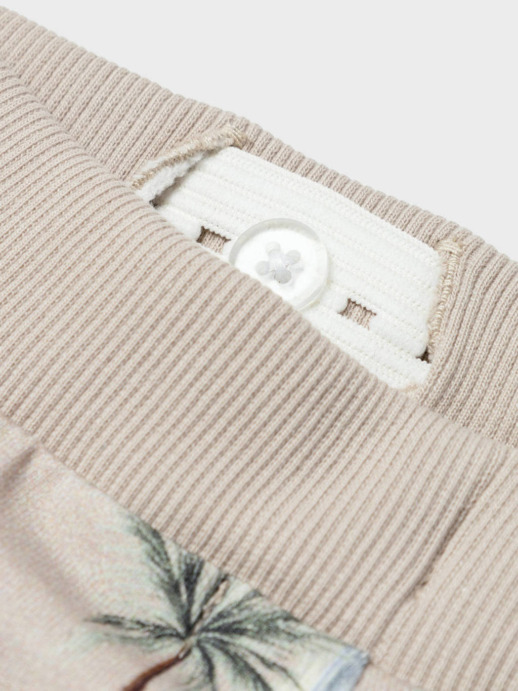 NAME IT sweatshort NMMHERMOD met all over print beige/blauw/wit