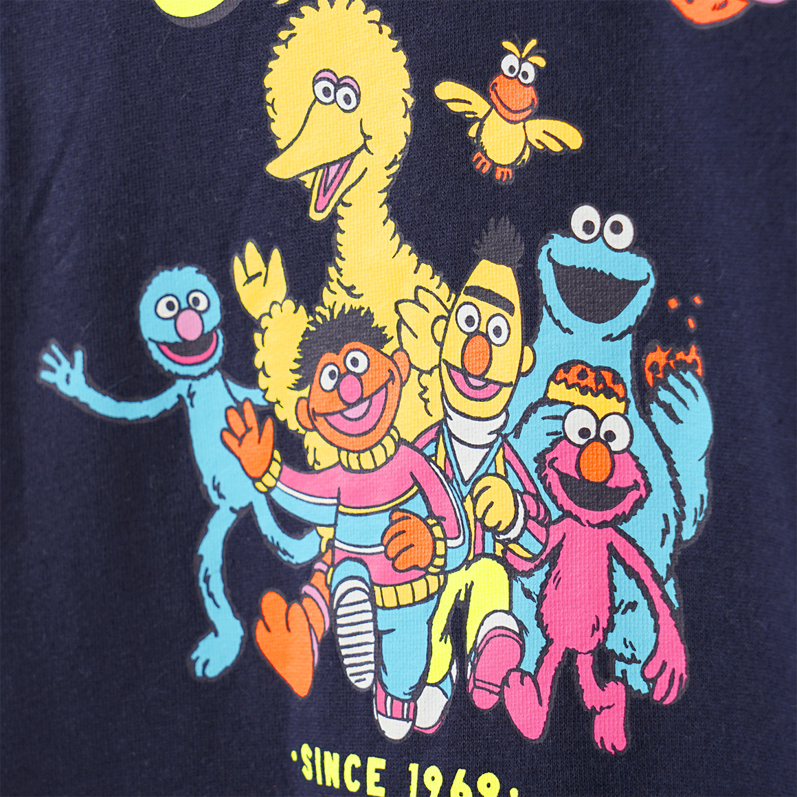 Topolino Sesamstraße Hoodie mit Print dunkelblau