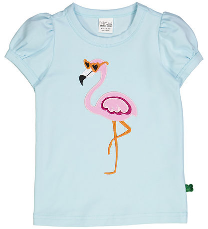 Freds WoRød T-shirt - Flamingo - Aqua