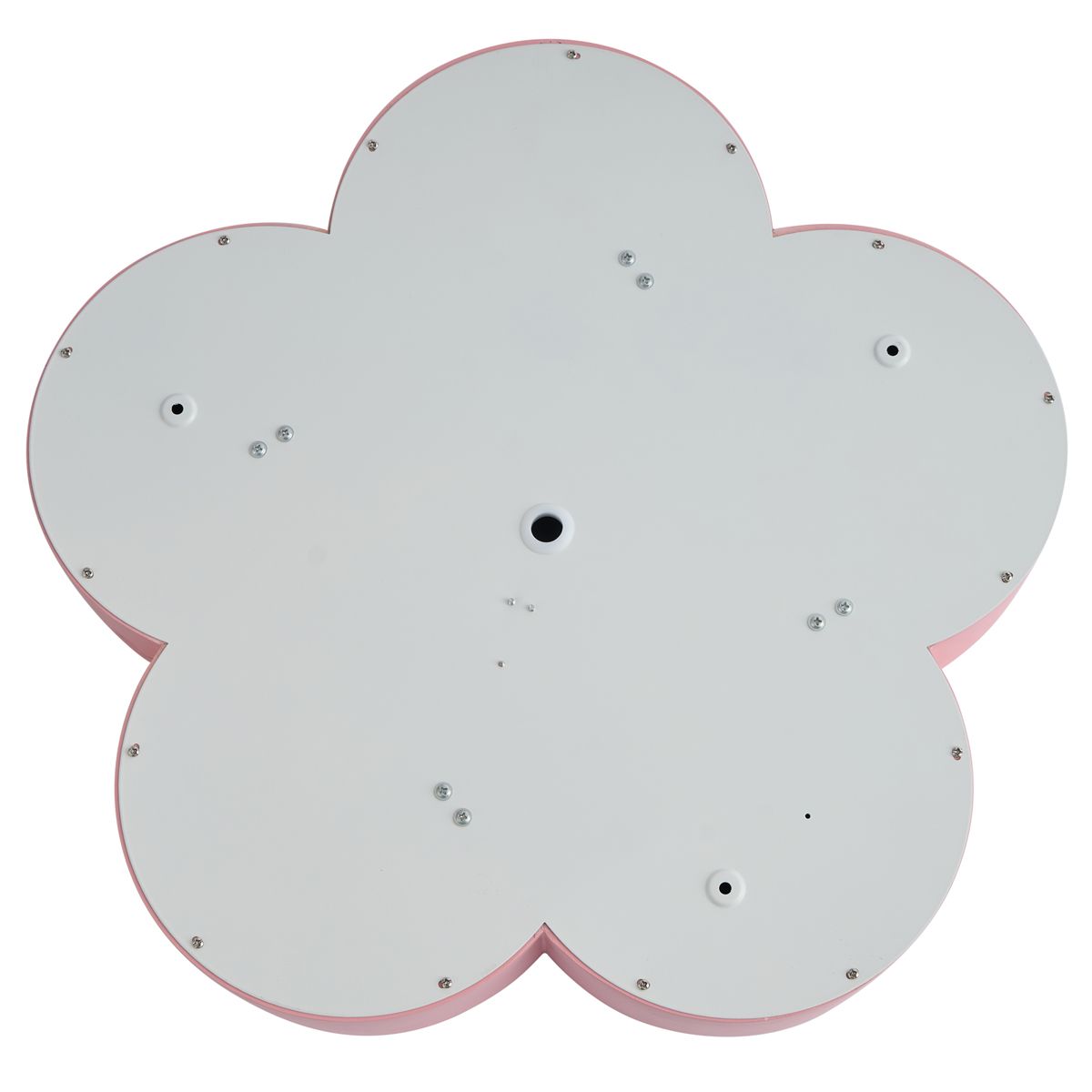 Kinder plafondlamp roze met wit - Lucille