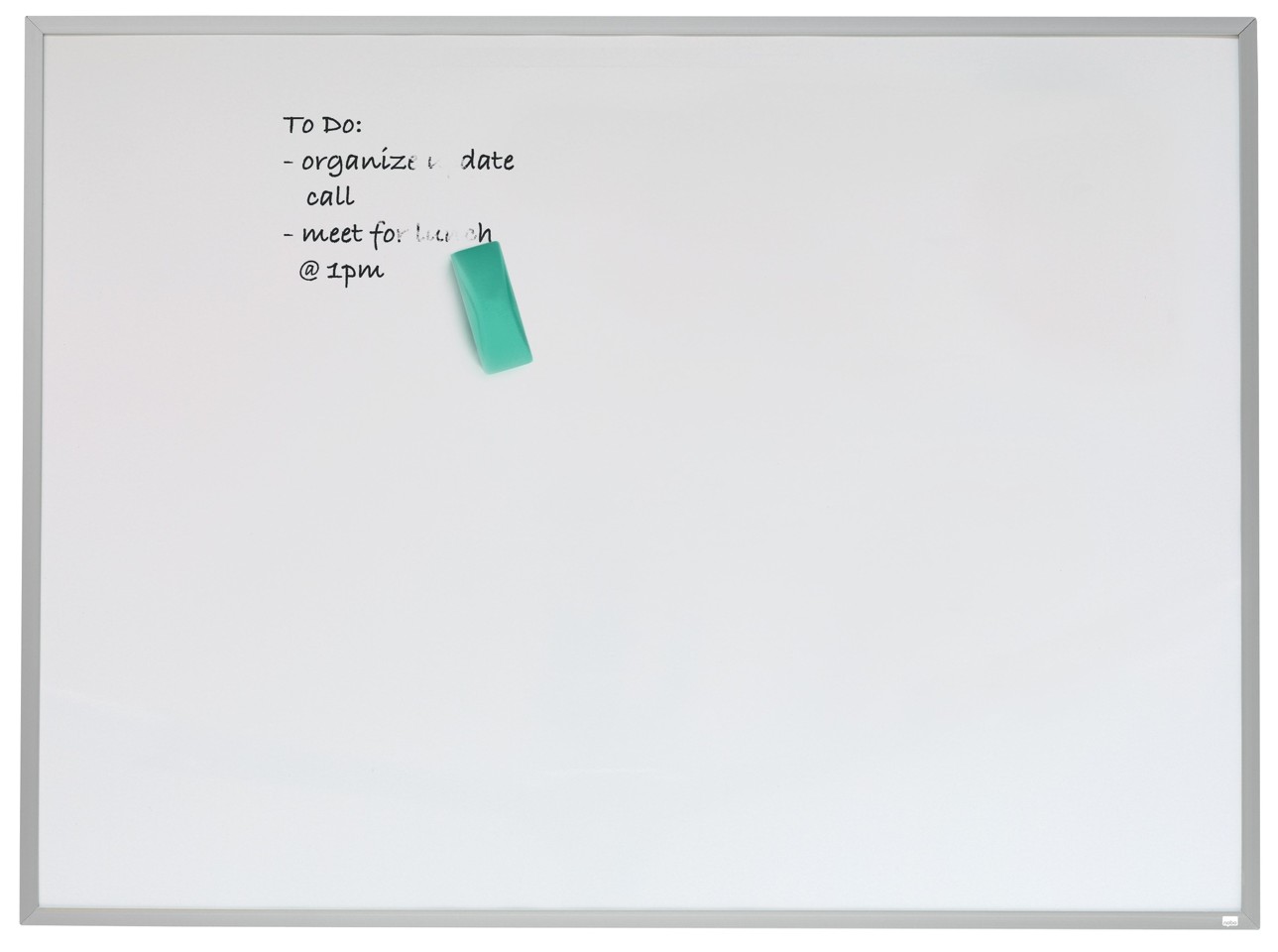 Nobo - Magnetisk Whiteboard med Aluminium Ramme 58.5x43cm