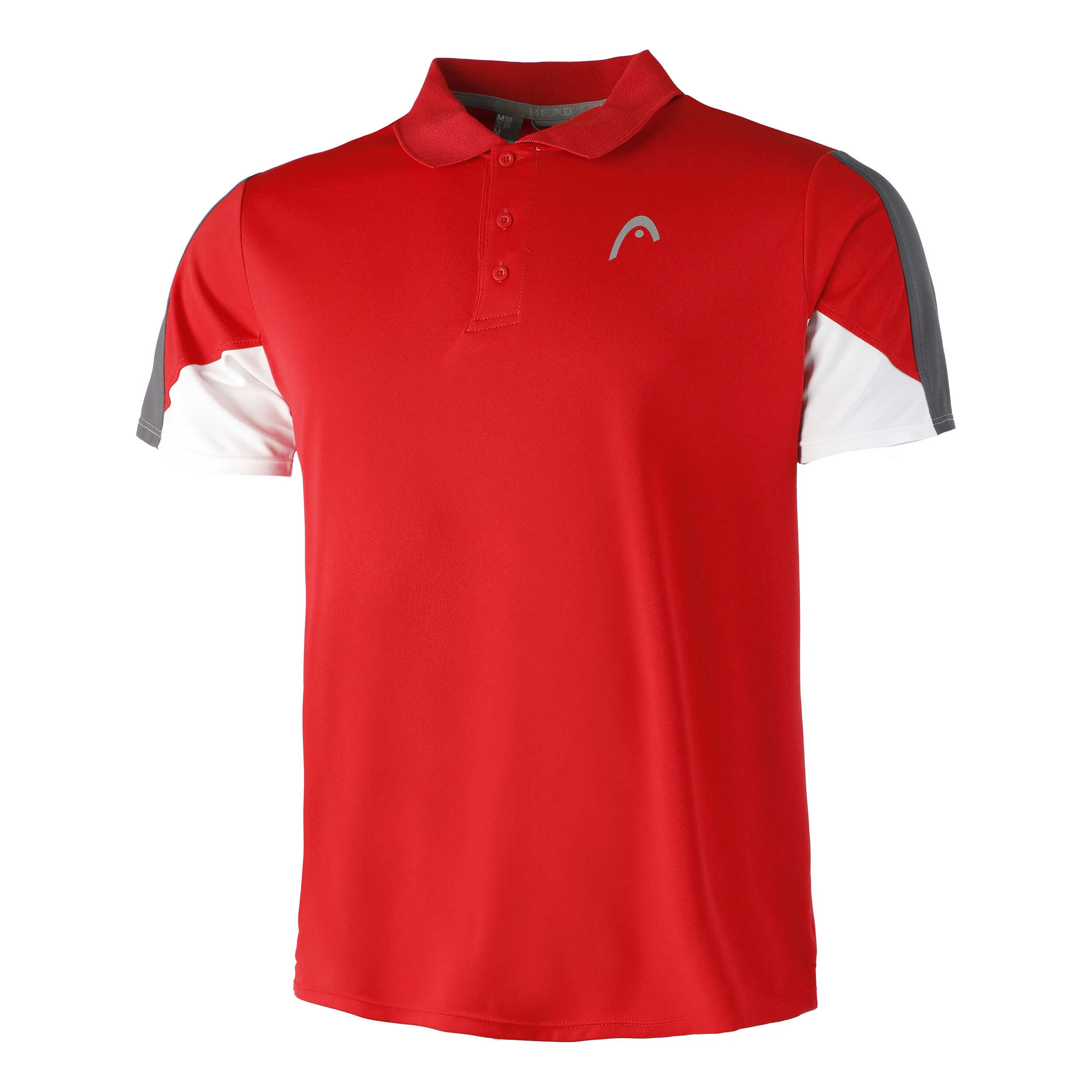 HEAD Club 22 Tech Polo Hommes - Rouge , Blanc
