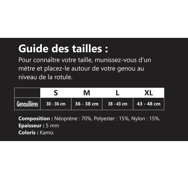 HEUBOZEN Genouillères de maintien - 5 mm