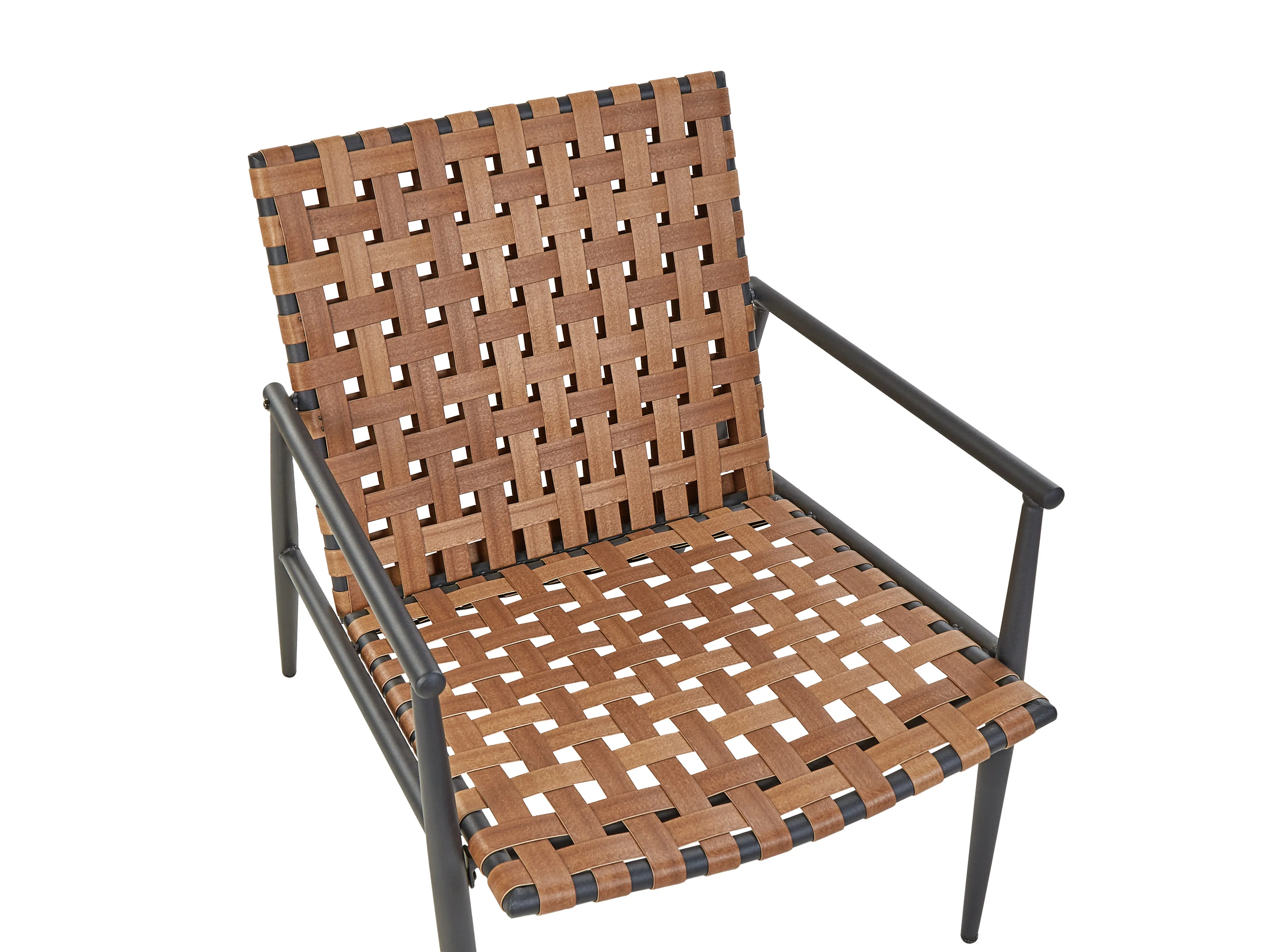 Bistroset ZIRIA PE rotan Bruin