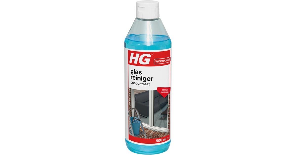 HGGlasreiniger concentraat reinigingsmiddel  (500 ml)