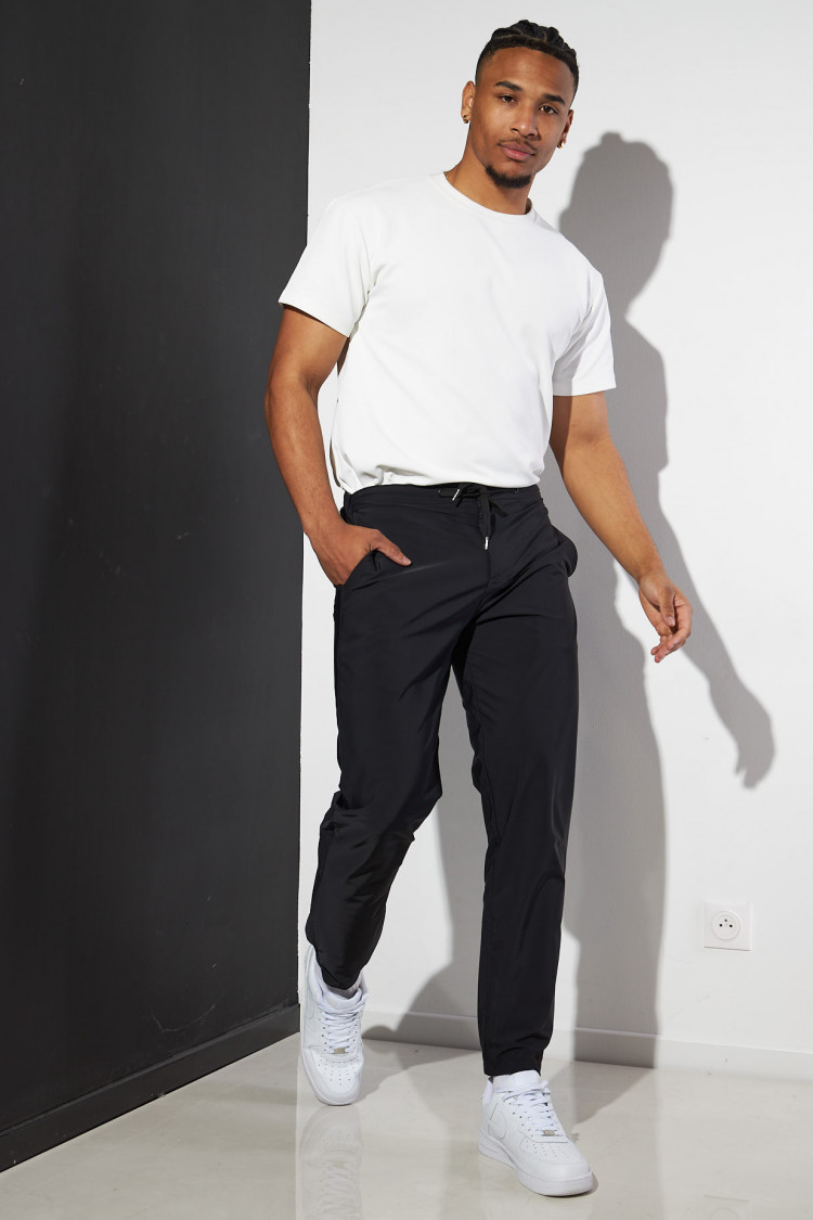 Jogging en toile noir