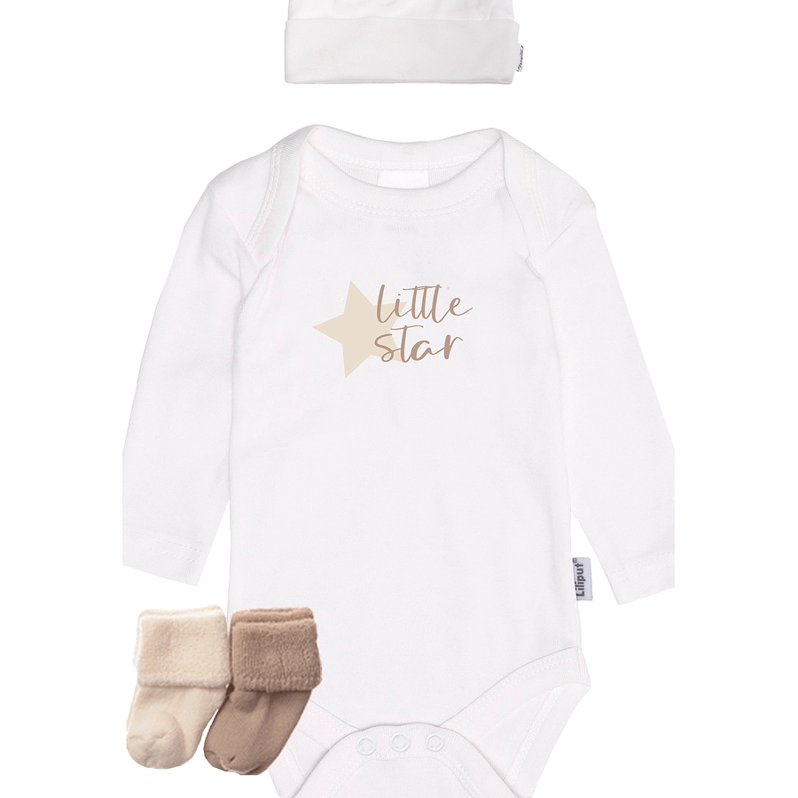 Liliput 4-teiliges Set Little Star weiss-beige