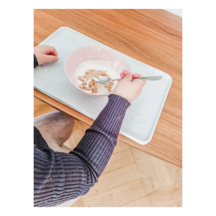 Hevea Set de table en caoutchouc naturel | Bleu