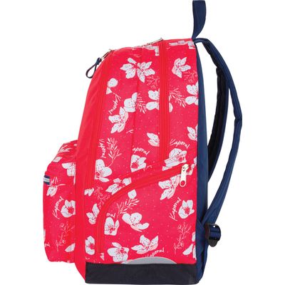 Sac à dos Kaporal Girl - 2 compartiments - rouge - Oberthur