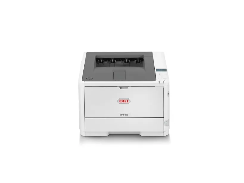 OKI B412dn - Printer - S/H - Duplex - LED - A4/Legal - 1200 x 1200 dpi - op til 33 spm - kapacitet: 350 ark - USB 2.0, Gigabit LAN