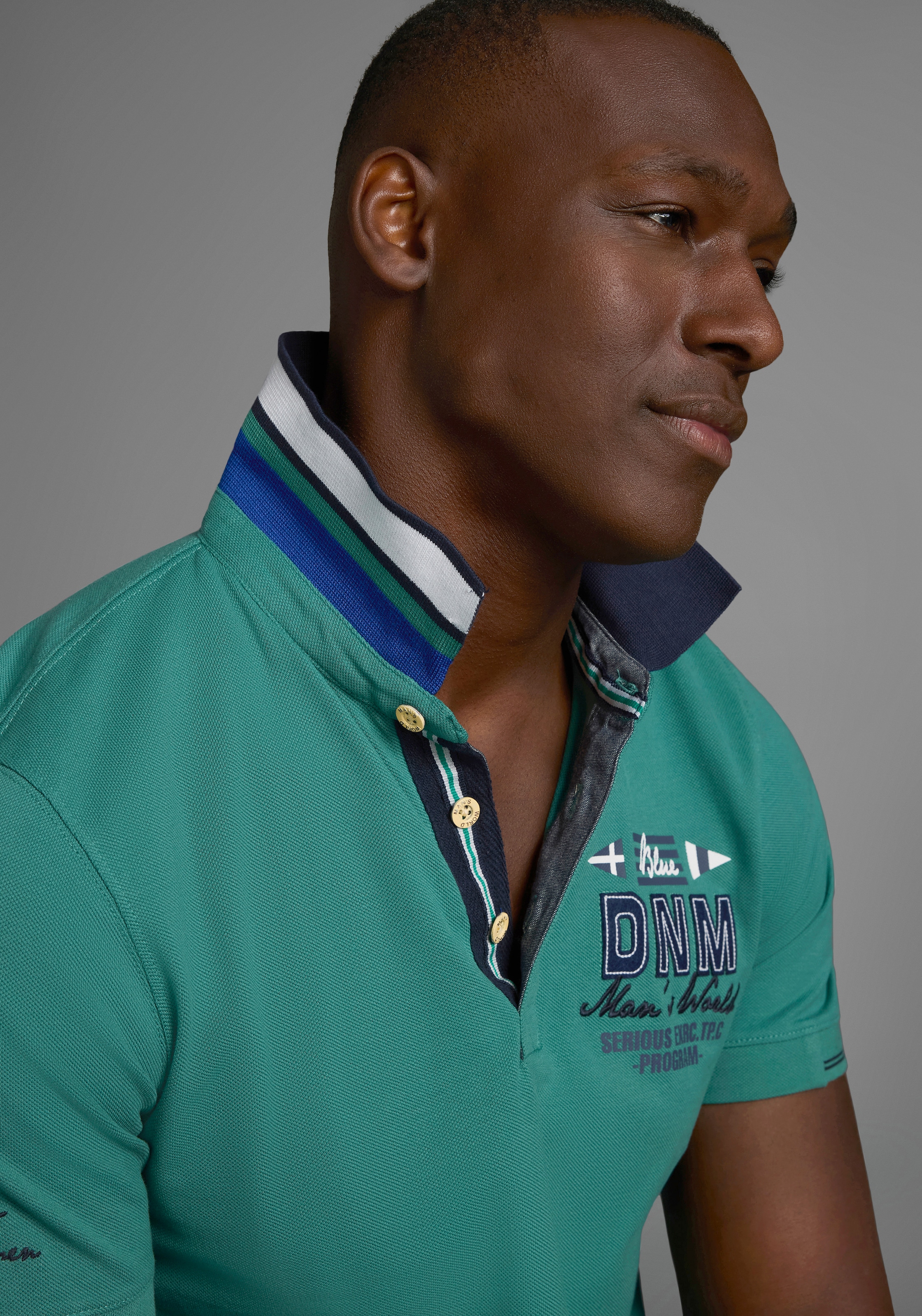 Man's World Poloshirt , Kurzarm,  mit Polokragen,  für sportliche Aktivitäten