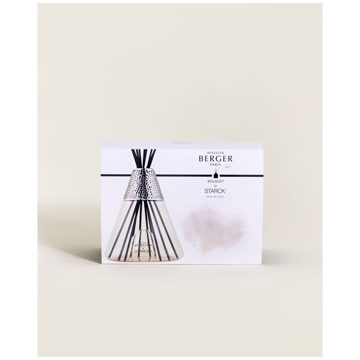 Maison Berger Paris Bouquet Parfumé Starck Peau de Soie Rose Coffret Maison Berger