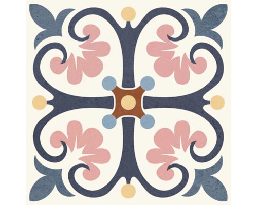 Porseleinen wand- en vloertegel Heritage taco in 76 verschillende designs 16,5 x 16,5 cm