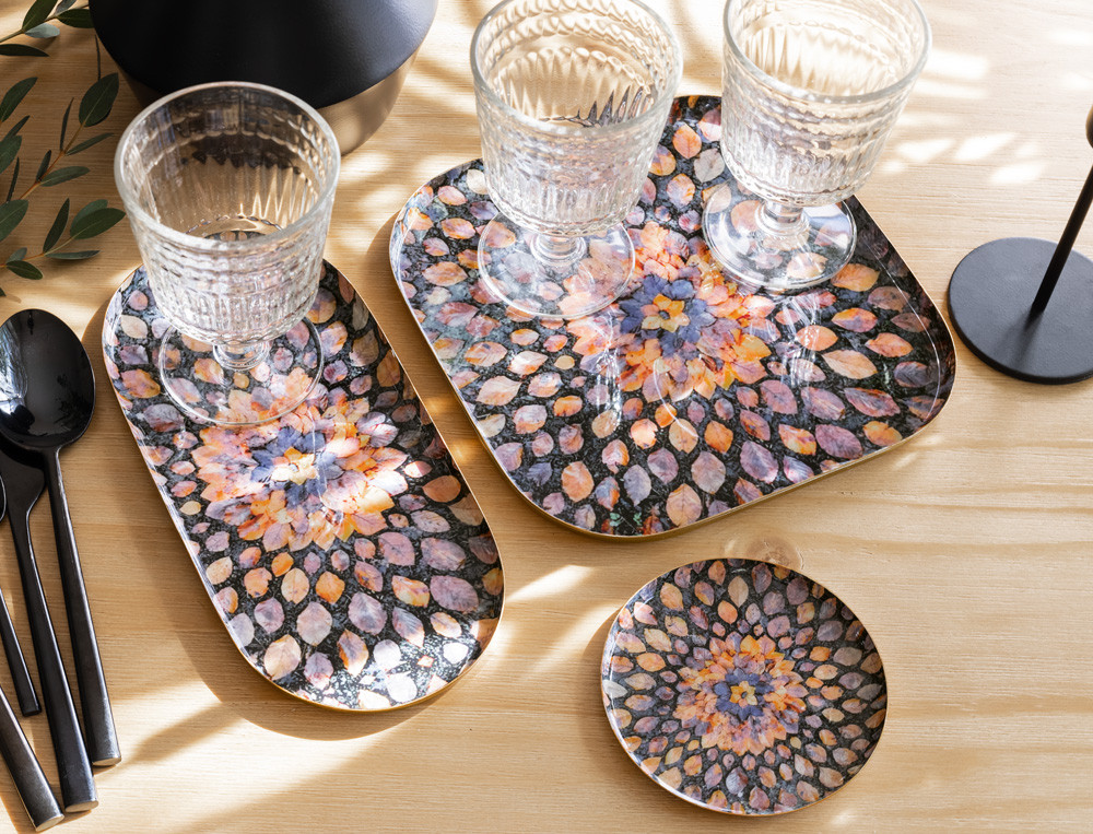 Lot de 3 plateaux-Senteurs d'épices