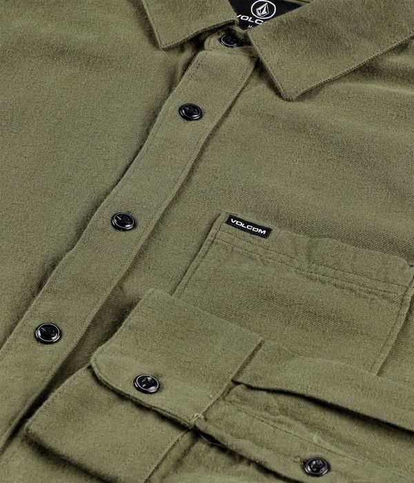 Volcom Caden Solid Hemd (wintermoss)