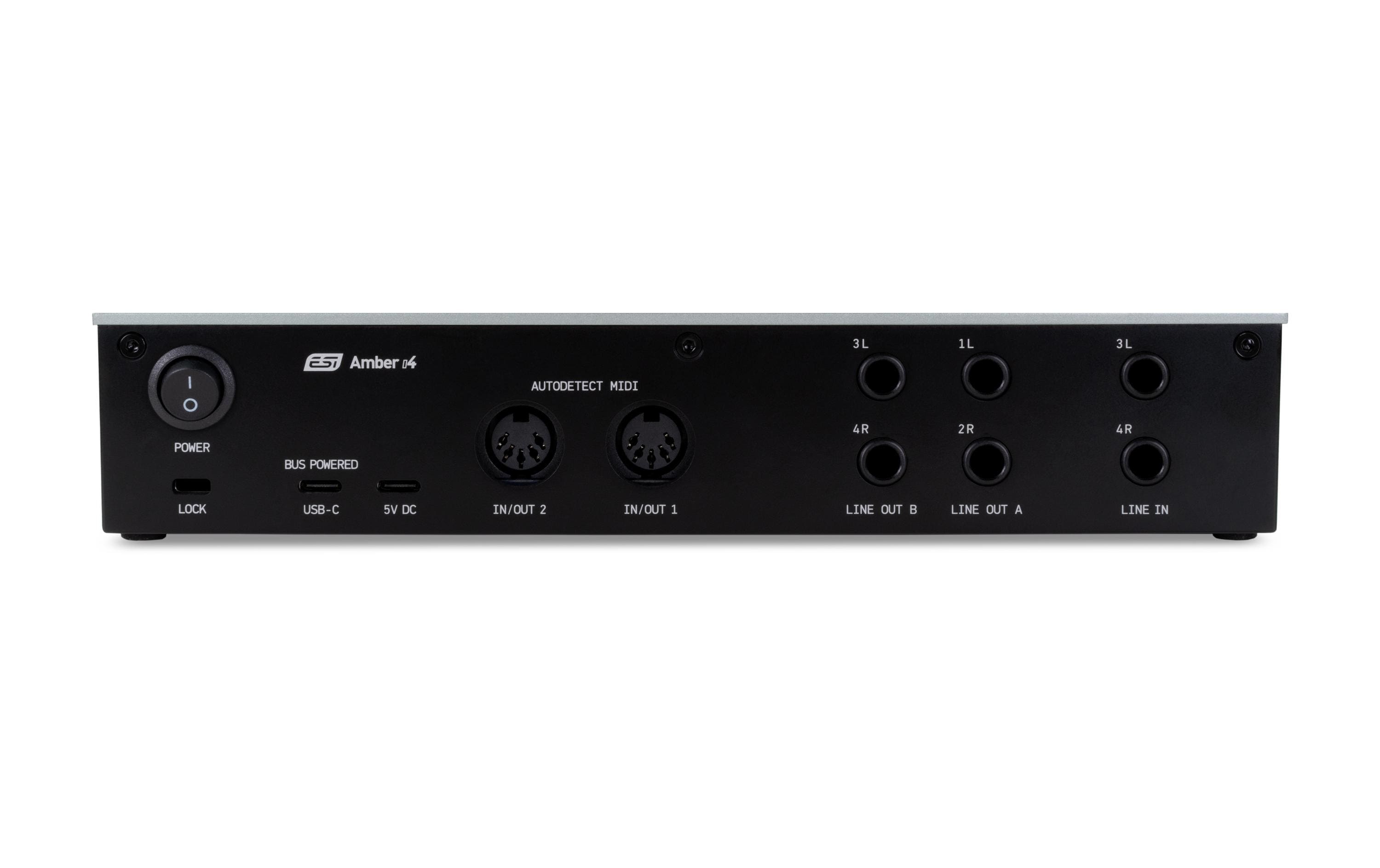 Audio Interface Amber i4<br>Kompaktes 4 x 4 USB-C Audio-Interface
