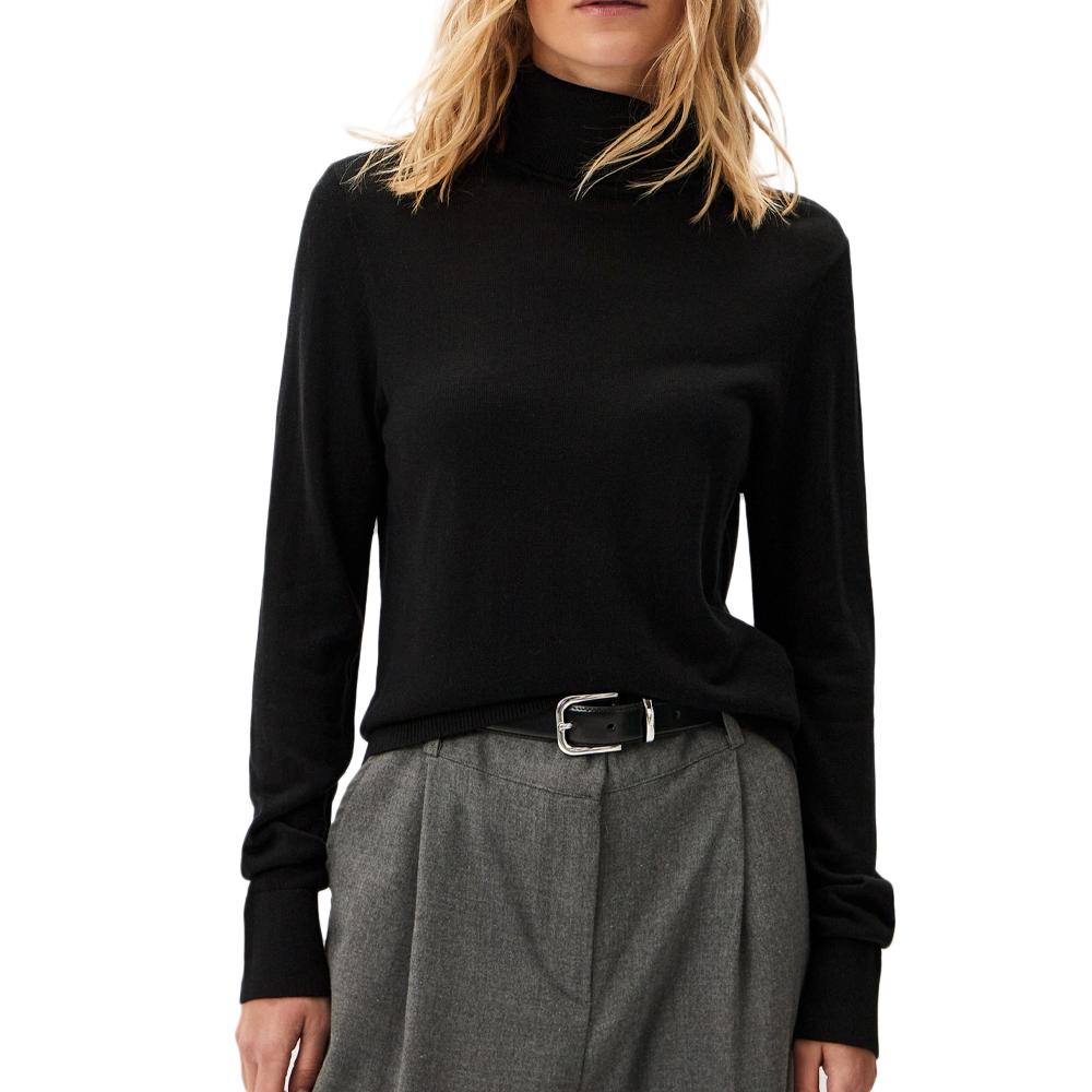 Tommy Hilfiger Pull Noir Femme Tommy Hilfiger WW0WW40982